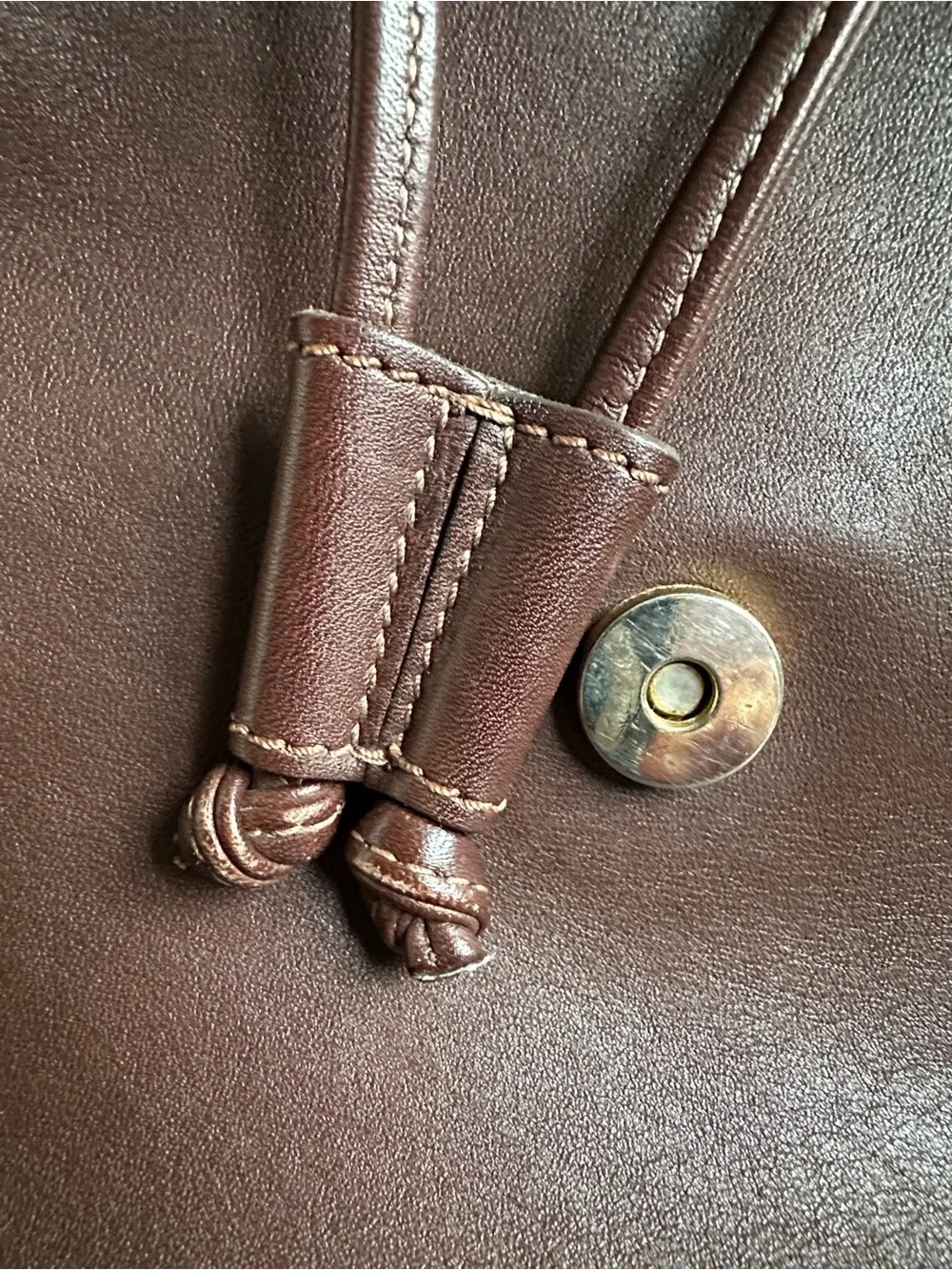 Coach Brown Leather Backpack